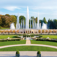 The Main Fountain Garden at Longwood Gardens in Kennett Square, Pennsylvania